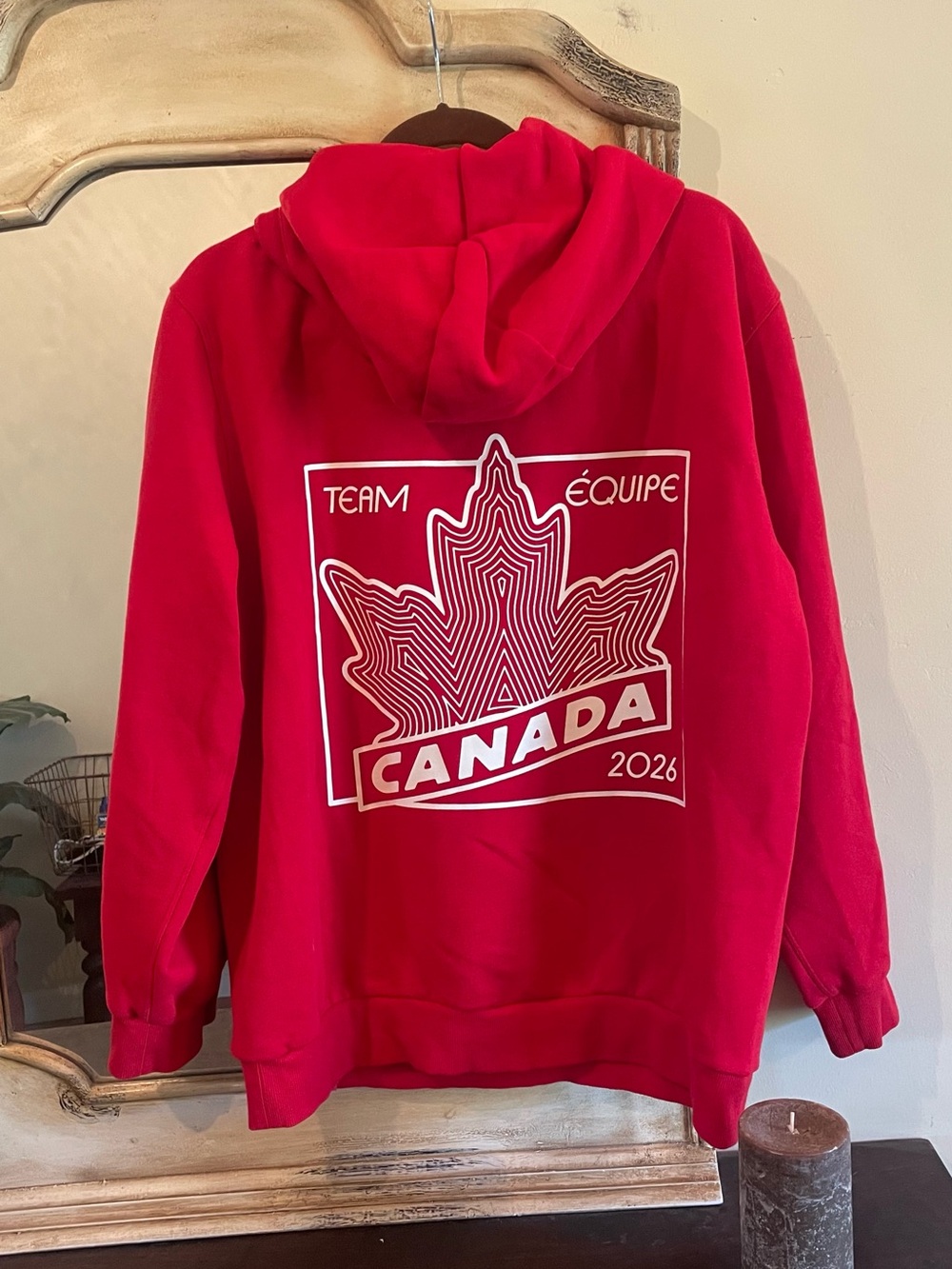 Lululemon Team Canada Big Cozy Oversized Hoodie with COC Logo